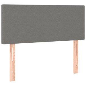 Wezgłowie Szary 90 x 5 x 78/88 cm Tkanina vidaXL 535448 Wezgłowie Szary 90 x 5 x 78/88 cm Tkanina vidaXL 535448