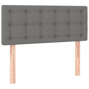 Wezgłowie Szary 90 x 5 x 78/88 cm Tkanina vidaXL 533268 Wezgłowie Szary 90 x 5 x 78/88 cm Tkanina vidaXL 533268