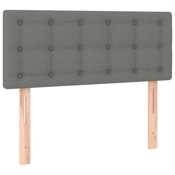 Wezgłowie Szary 90 x 5 x 78/88 cm Tkanina vidaXL 533268