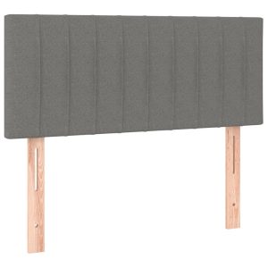Wezgłowie Szary 90 x 5 x 78/88 cm Tkanina vidaXL 527830 Wezgłowie Szary 90 x 5 x 78/88 cm Tkanina vidaXL 527830