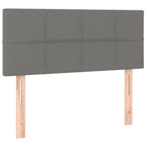 Wezgłowie Szary 90 x 5 x 78/88 cm Tkanina vidaXL 533482 Wezgłowie Szary 90 x 5 x 78/88 cm Tkanina vidaXL 533482