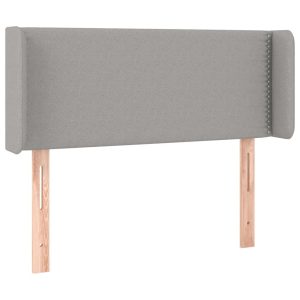 Wezgłowie Szary 93 x 16 x 78/88 cm Tkanina vidaXL 521065 Wezgłowie Szary 93 x 16 x 78/88 cm Tkanina vidaXL 521065