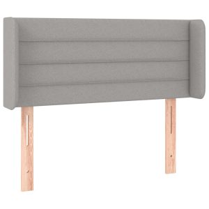 Wezgłowie Szary 93 x 16 x 78/88 cm Tkanina vidaXL 524403 Wezgłowie Szary 93 x 16 x 78/88 cm Tkanina vidaXL 524403