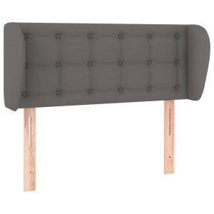 Wezgłowie Szary 93 x 23 x 78/88 cm Sztuczna skóra vidaXL 532423 Wezgłowie Szary 93 x 23 x 78/88 cm Sztuczna skóra vidaXL 532423