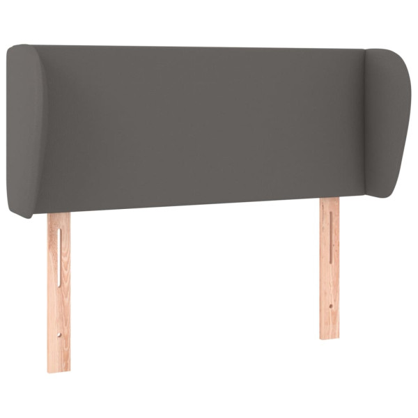 Wezgłowie Szary 93 x 23 x 78/88 cm Sztuczna skóra vidaXL 527644