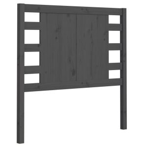Wezgłowie Szary 96 x 100 cm Drewno sosnowe vidaXL 497430 Wezgłowie Szary 96 x 100 cm Drewno sosnowe vidaXL 497430