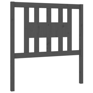 Wezgłowie Szary 96 x 100 cm Drewno sosnowe vidaXL 497547 Wezgłowie Szary 96 x 100 cm Drewno sosnowe vidaXL 497547