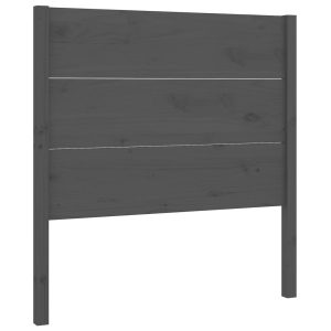 Wezgłowie Szary 96 x 100 cm Drewno sosnowe vidaXL 497242 Wezgłowie Szary 96 x 100 cm Drewno sosnowe vidaXL 497242