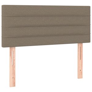 Wezgłowie Taupe 100 cm Tkanina Low vidaXL 138373 Wezgłowie Taupe 100 cm Tkanina Low vidaXL 138373