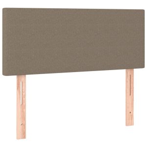Wezgłowie Taupe 100 x 5 x 78/88 cm Tkanina vidaXL 535512 Wezgłowie Taupe 100 x 5 x 78/88 cm Tkanina vidaXL 535512