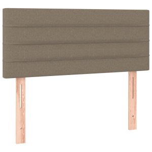 Wezgłowie Taupe 100 x 5 x 78/88 cm Tkanina vidaXL 536160 Wezgłowie Taupe 100 x 5 x 78/88 cm Tkanina vidaXL 536160