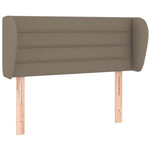 Wezgłowie Taupe 103 x 23 x 78/88 cm Tkanina vidaXL 532744