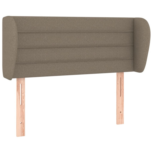 Wezgłowie Taupe 103 x 23 x 78/88 cm Tkanina vidaXL 532744