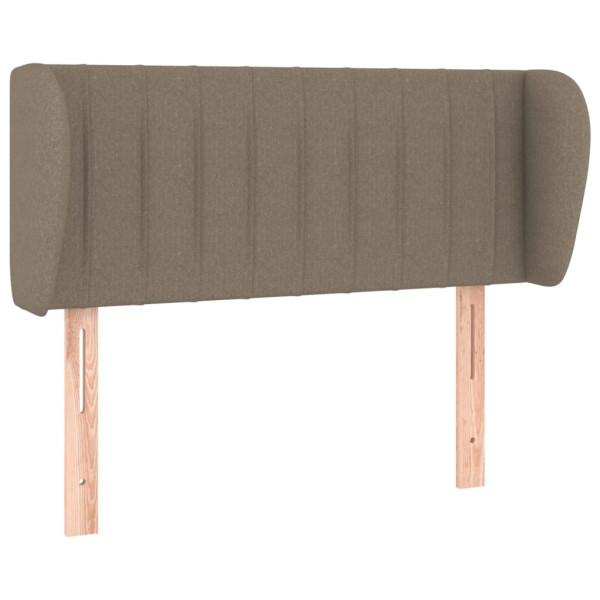 Wezgłowie Taupe 103 x 23 x 78/88 cm Tkanina vidaXL 497213