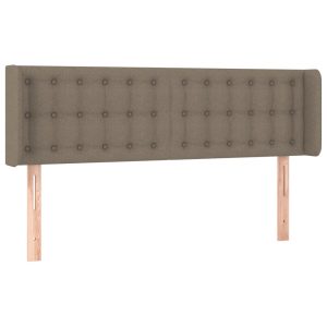 Wezgłowie Taupe 147 x 16 x 78/88 cm Tkanina vidaXL 532589 Wezgłowie Taupe 147 x 16 x 78/88 cm Tkanina vidaXL 532589