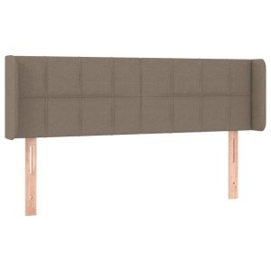 Wezgłowie Taupe 147 x 16 x 78/88 cm Tkanina vidaXL 532900 Wezgłowie Taupe 147 x 16 x 78/88 cm Tkanina vidaXL 532900