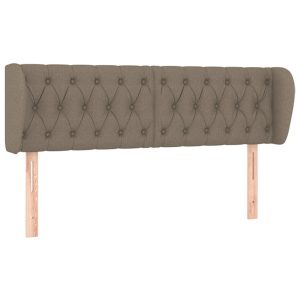 Wezgłowie Taupe 147 x 23 x 78/88 cm Tkanina vidaXL 521878 Wezgłowie Taupe 147 x 23 x 78/88 cm Tkanina vidaXL 521878