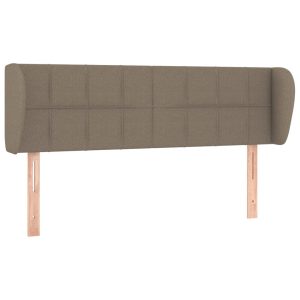 Wezgłowie Taupe 147 x 23 x 78/88 cm Tkanina vidaXL 517529 Wezgłowie Taupe 147 x 23 x 78/88 cm Tkanina vidaXL 517529