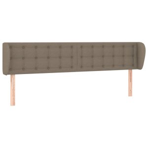 Wezgłowie Taupe 163 x 23 x 78/88 cm Tkanina vidaXL 521109 Wezgłowie Taupe 163 x 23 x 78/88 cm Tkanina vidaXL 521109