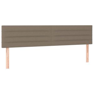 Wezgłowie Taupe 180 x 5 x 78/88 cm Tkanina vidaXL 535494 Wezgłowie Taupe 180 x 5 x 78/88 cm Tkanina vidaXL 535494