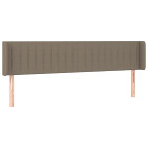 Wezgłowie Taupe 183 x 16 x 78/88 cm Tkanina vidaXL 522037 Wezgłowie Taupe 183 x 16 x 78/88 cm Tkanina vidaXL 522037