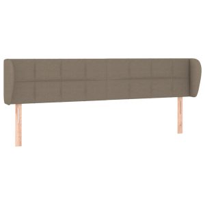 Wezgłowie Taupe 183 x 23 x 78/88 cm Tkanina vidaXL 380770 Wezgłowie Taupe 183 x 23 x 78/88 cm Tkanina vidaXL 380770