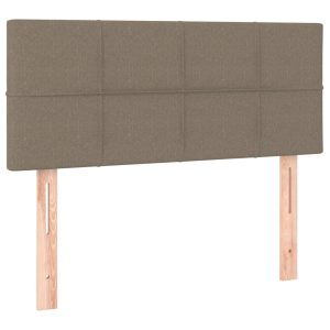 Wezgłowie Taupe 80 cm Tkanina Low vidaXL 379816 Wezgłowie Taupe 80 cm Tkanina Low vidaXL 379816
