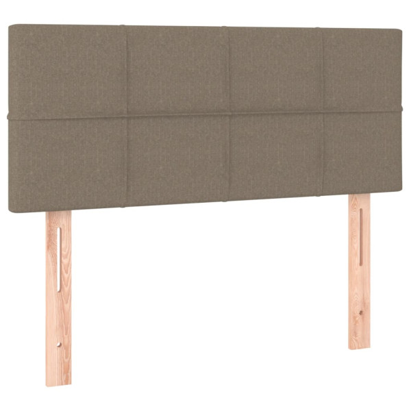 Wezgłowie Taupe 80 cm Tkanina Low vidaXL 379816