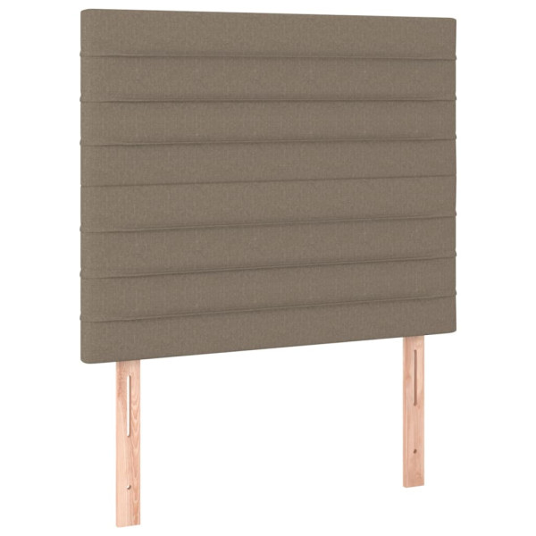Wezgłowie Taupe 80 cm Tkanina Wysoki vidaXL 379771
