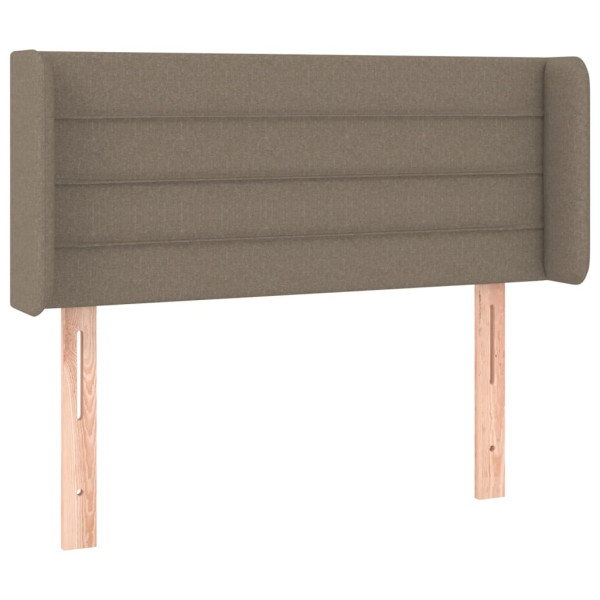 Wezgłowie Taupe 83 x 16 x 78/88 cm Tkanina vidaXL 380826