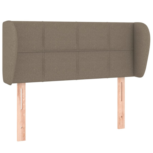 Wezgłowie Taupe 83 x 23 x 78/88 cm Tkanina vidaXL 535077