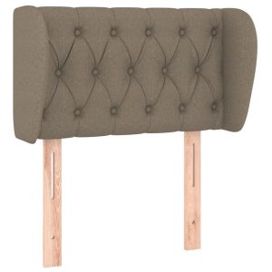 Wezgłowie Taupe 83 x 23 x 78/88 cm Tkanina vidaXL 521772 Wezgłowie Taupe 83 x 23 x 78/88 cm Tkanina vidaXL 521772