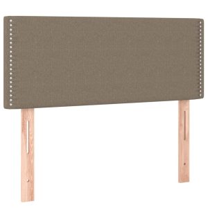 Wezgłowie Taupe 90 cm Tkanina Niski vidaXL 378100 Wezgłowie Taupe 90 cm Tkanina Niski vidaXL 378100