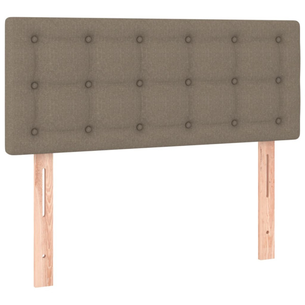 Wezgłowie Taupe 90 x 5 x 78/88 cm Tkanina vidaXL 533132