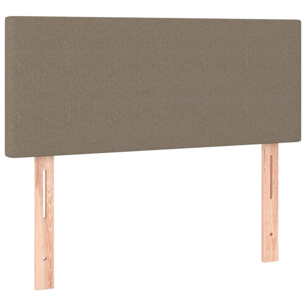 Wezgłowie Taupe 90 x 5 x 78/88 cm Tkanina vidaXL 535006