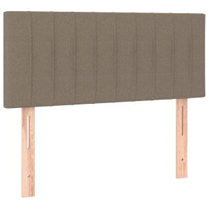 Wezgłowie Taupe 90 x 5 x 78/88 cm Tkanina vidaXL 523095 Wezgłowie Taupe 90 x 5 x 78/88 cm Tkanina vidaXL 523095