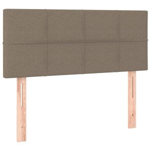 Wezgłowie Taupe 90 x 5 x 78/88 cm Tkanina vidaXL 535424 Wezgłowie Taupe 90 x 5 x 78/88 cm Tkanina vidaXL 535424