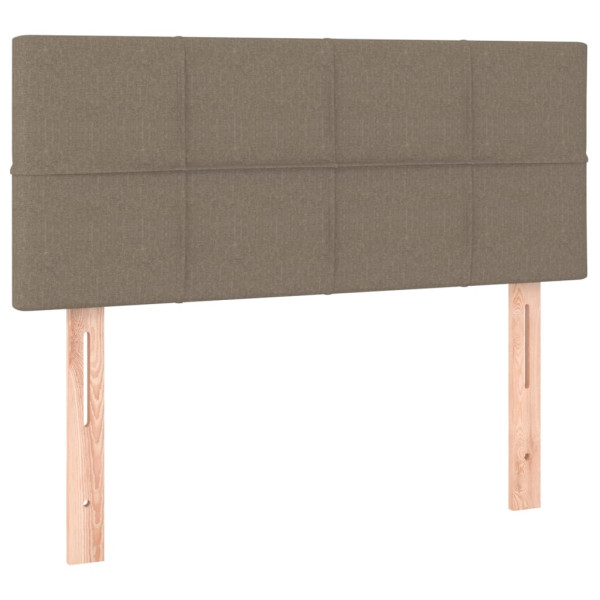 Wezgłowie Taupe 90 x 5 x 78/88 cm Tkanina vidaXL 535424