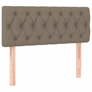 Wezgłowie Taupe 90 x 7 x 78/88 cm Tkanina vidaXL 527818 Wezgłowie Taupe 90 x 7 x 78/88 cm Tkanina vidaXL 527818