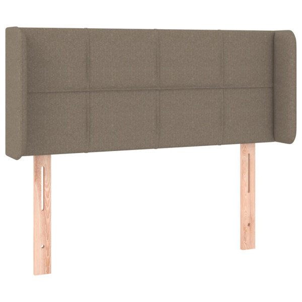 Wezgłowie Taupe 93 x 16 x 78/88 cm Tkanina vidaXL 517561