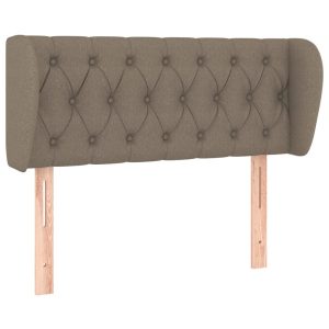 Wezgłowie Taupe 93 x 23 x 78/88 cm Tkanina vidaXL 533217 Wezgłowie Taupe 93 x 23 x 78/88 cm Tkanina vidaXL 533217