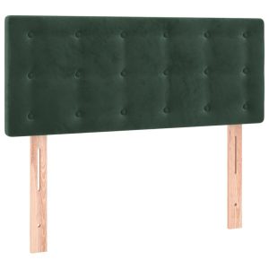 Wezgłowie Zielony 100 x 5 x 78/88 cm Aksamit vidaXL 529410 Wezgłowie Zielony 100 x 5 x 78/88 cm Aksamit vidaXL 529410