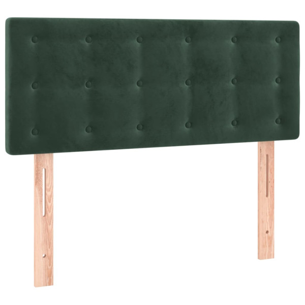 Wezgłowie Zielony 100 x 5 x 78/88 cm Aksamit vidaXL 529410