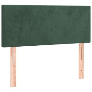 Wezgłowie Zielony 100 x 5 x 78/88 cm Aksamit vidaXL 536134 Wezgłowie Zielony 100 x 5 x 78/88 cm Aksamit vidaXL 536134