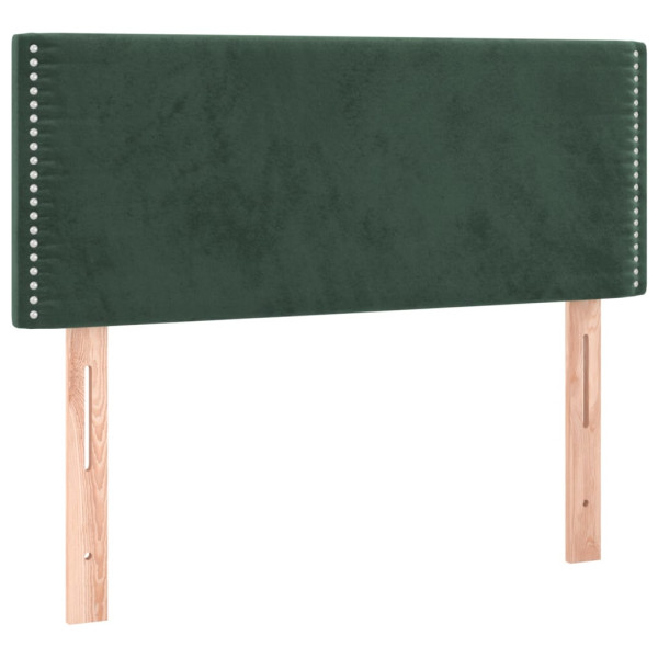 Wezgłowie Zielony 100 x 5 x 78/88 cm Aksamit vidaXL 524381