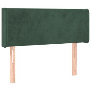 Wezgłowie Zielony 103 x 16 x 78/88 cm Aksamit vidaXL 532768 Wezgłowie Zielony 103 x 16 x 78/88 cm Aksamit vidaXL 532768