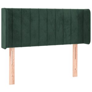 Wezgłowie Zielony 103 x 16 x 78/88 cm Aksamit vidaXL 532983 Wezgłowie Zielony 103 x 16 x 78/88 cm Aksamit vidaXL 532983