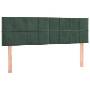 Wezgłowie Zielony 144 x 5 x 78/88 cm Aksamit vidaXL 535001 Wezgłowie Zielony 144 x 5 x 78/88 cm Aksamit vidaXL 535001