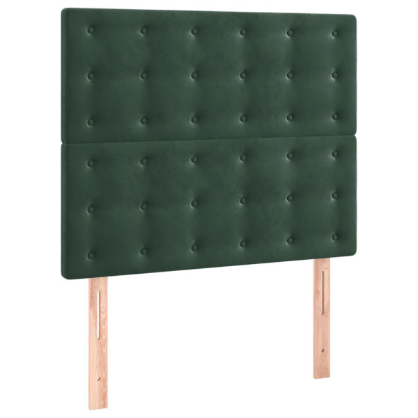 Wezgłowie Zielony 80 cm Aksamit Wysoki vidaXL 380853