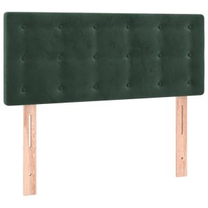 Wezgłowie Zielony 80 x 5 x 78/88 cm Aksamit vidaXL 529357 Wezgłowie Zielony 80 x 5 x 78/88 cm Aksamit vidaXL 529357